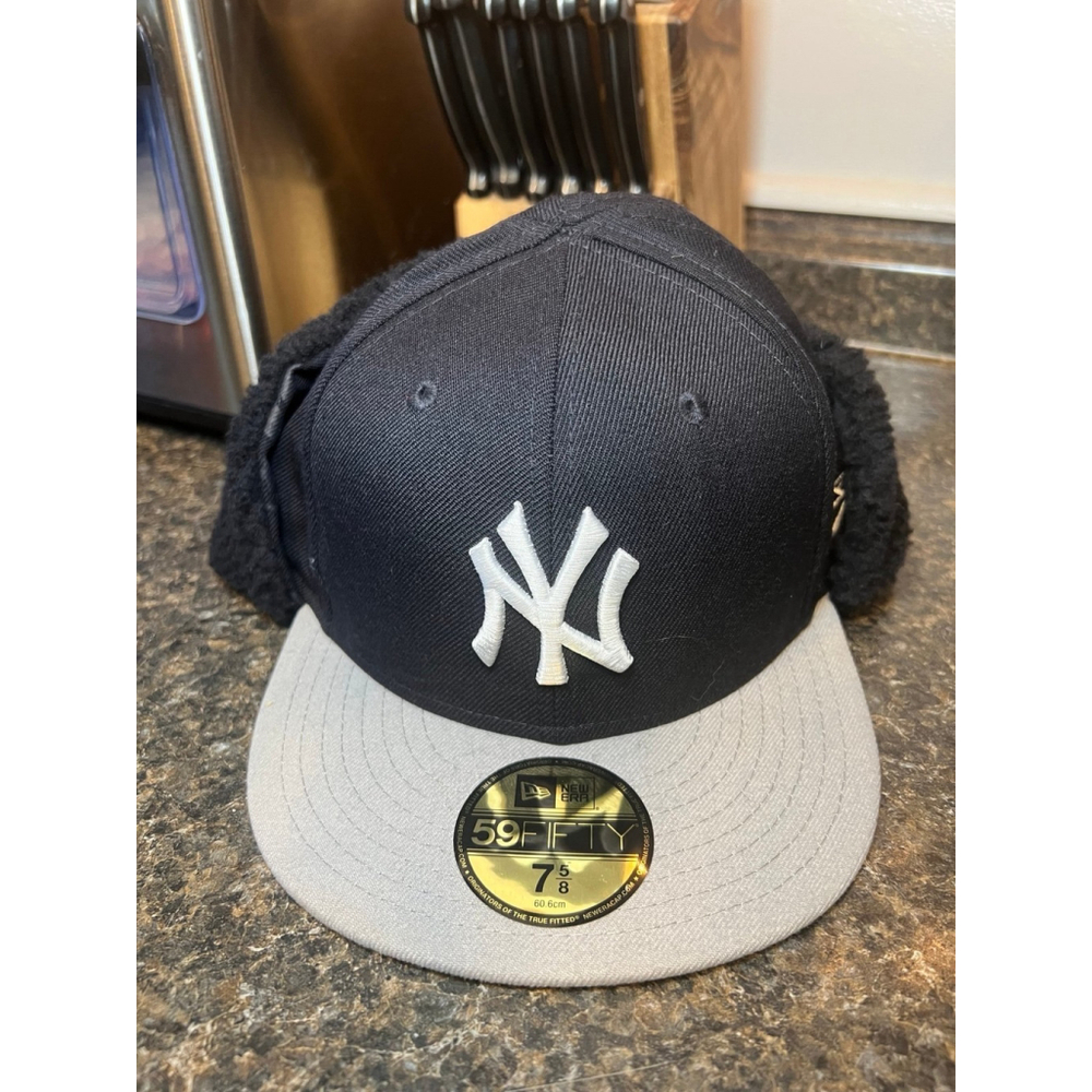 New NEW ERA 59FIFTY Cap Dog Ear New York Yankees Boa Fleece MLB Unisex